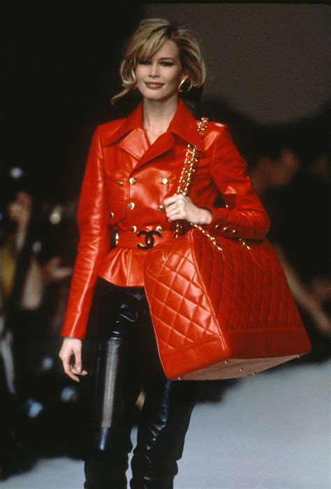 claudia schiffer chanel 1988|Claudia Schiffer fashion model.